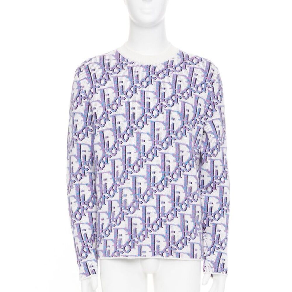 Dior Homme Multicolor Cashmere Oblique Sweater